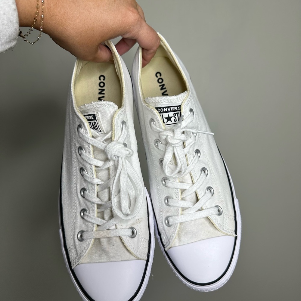 Women’s Platform White Converse - image 2